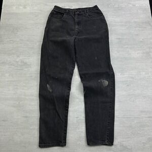 Vintage 90s Blue Zone Jeans Size 32x34 Black Dark Wash Pants 476Y2073